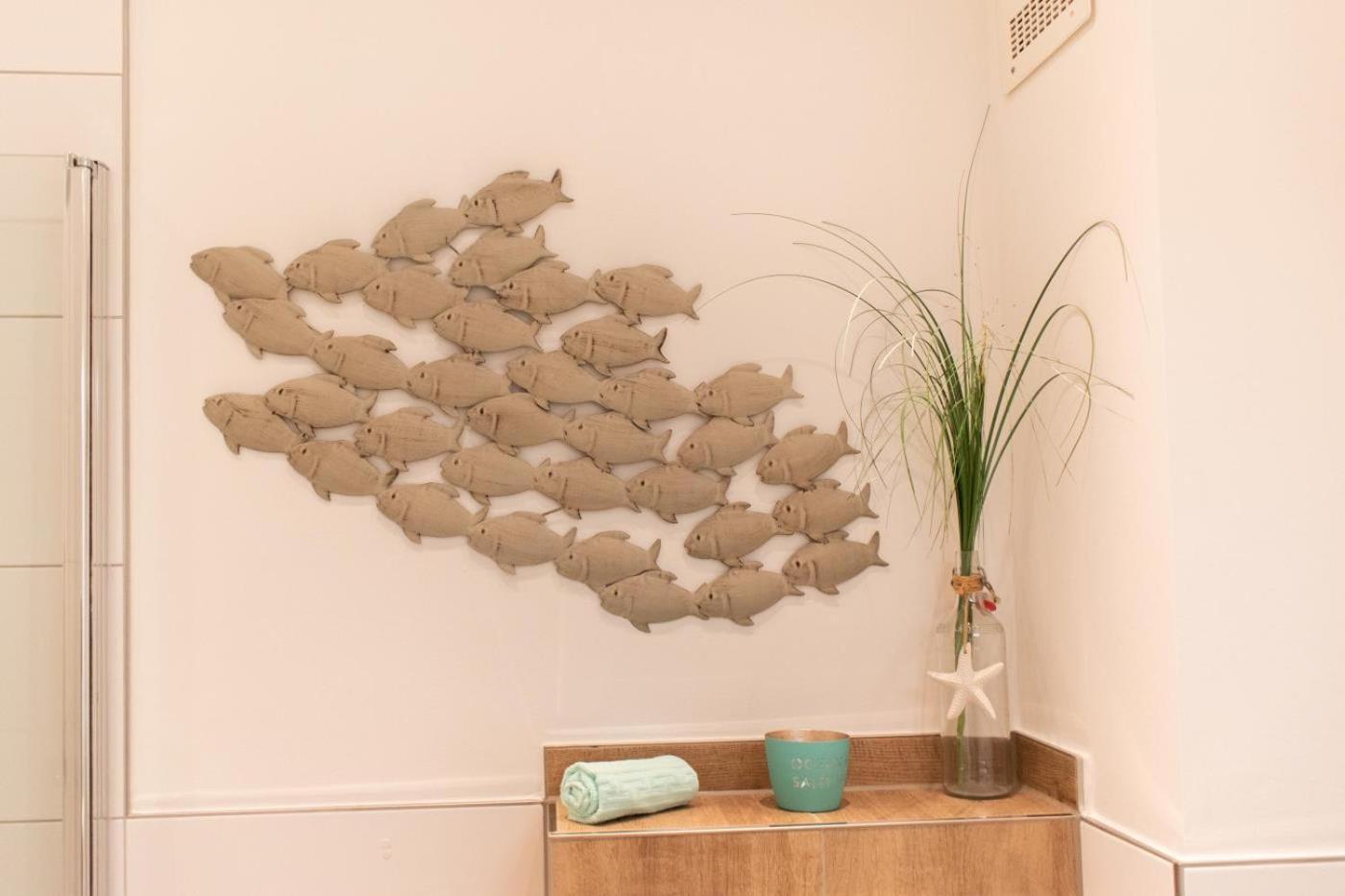 Ferienwohnung Kleine Strandkoje 하프크루그 외부 사진
