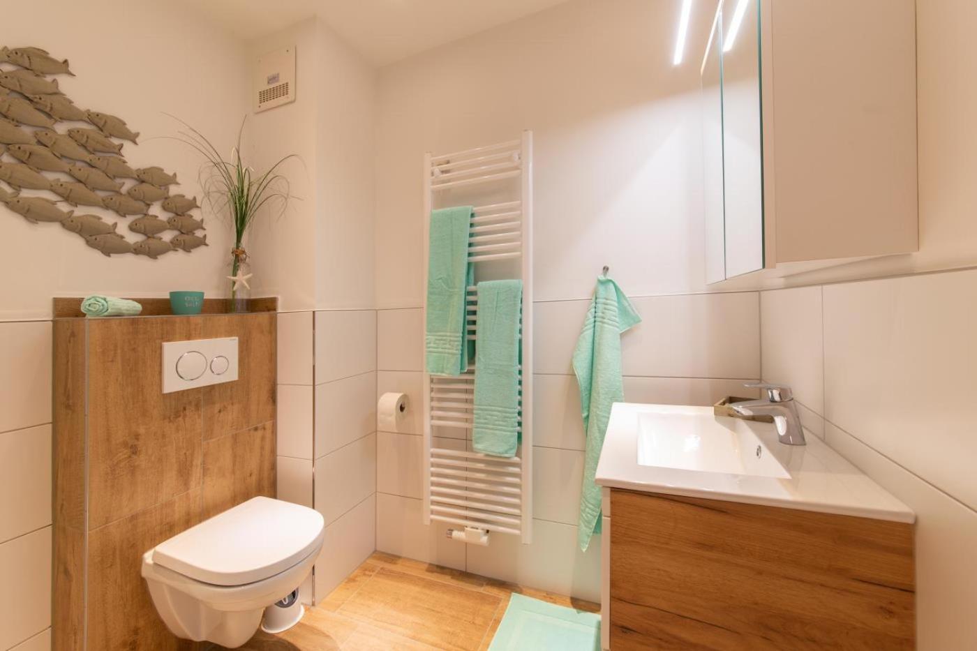 Ferienwohnung Kleine Strandkoje 하프크루그 외부 사진