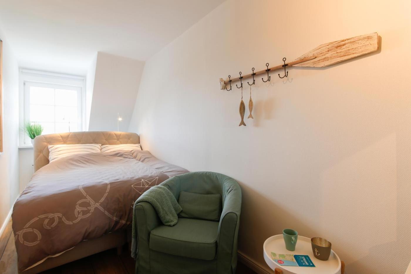 Ferienwohnung Kleine Strandkoje 하프크루그 외부 사진