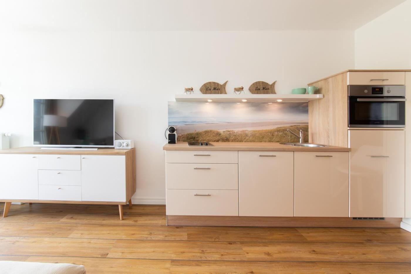 Ferienwohnung Kleine Strandkoje 하프크루그 외부 사진