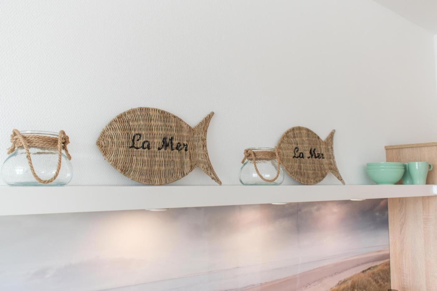 Ferienwohnung Kleine Strandkoje 하프크루그 외부 사진